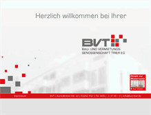 Tablet Screenshot of bvt-trier.de